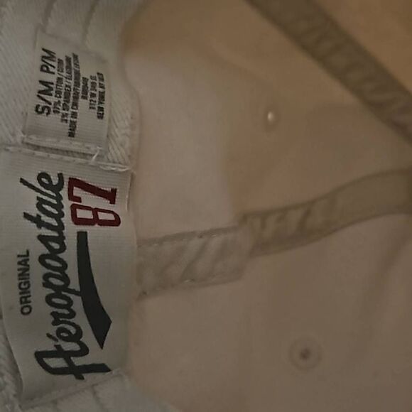 Aeropostale hat white and brown small/medium - Picture 3 of 3